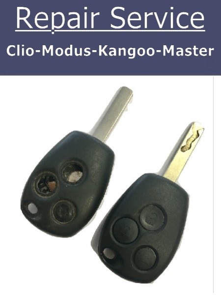Renault Modus Clio Kangoo Master Key Fob Repair Service